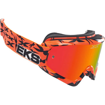 Scatter X Goggle Flo Org/Blk W/Red Mirror Lens