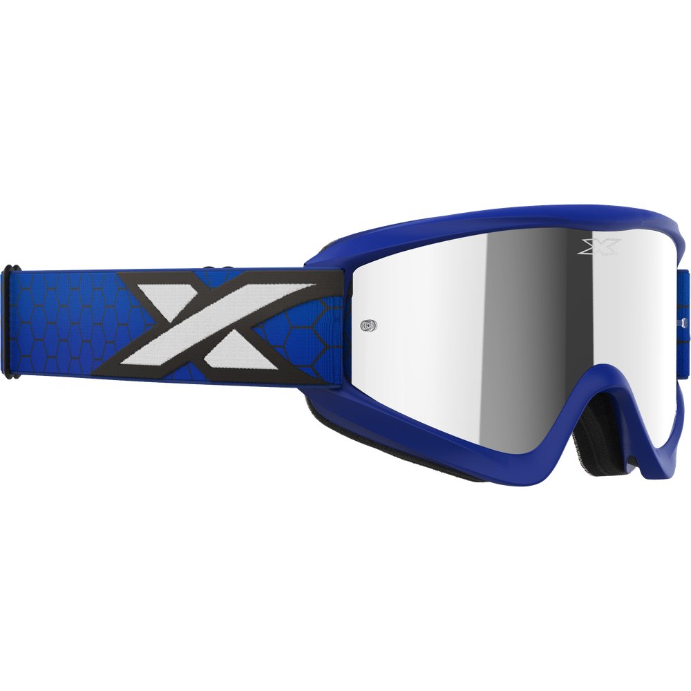 Flat Out Mirror Goggle Royal Blue Silver Mirror