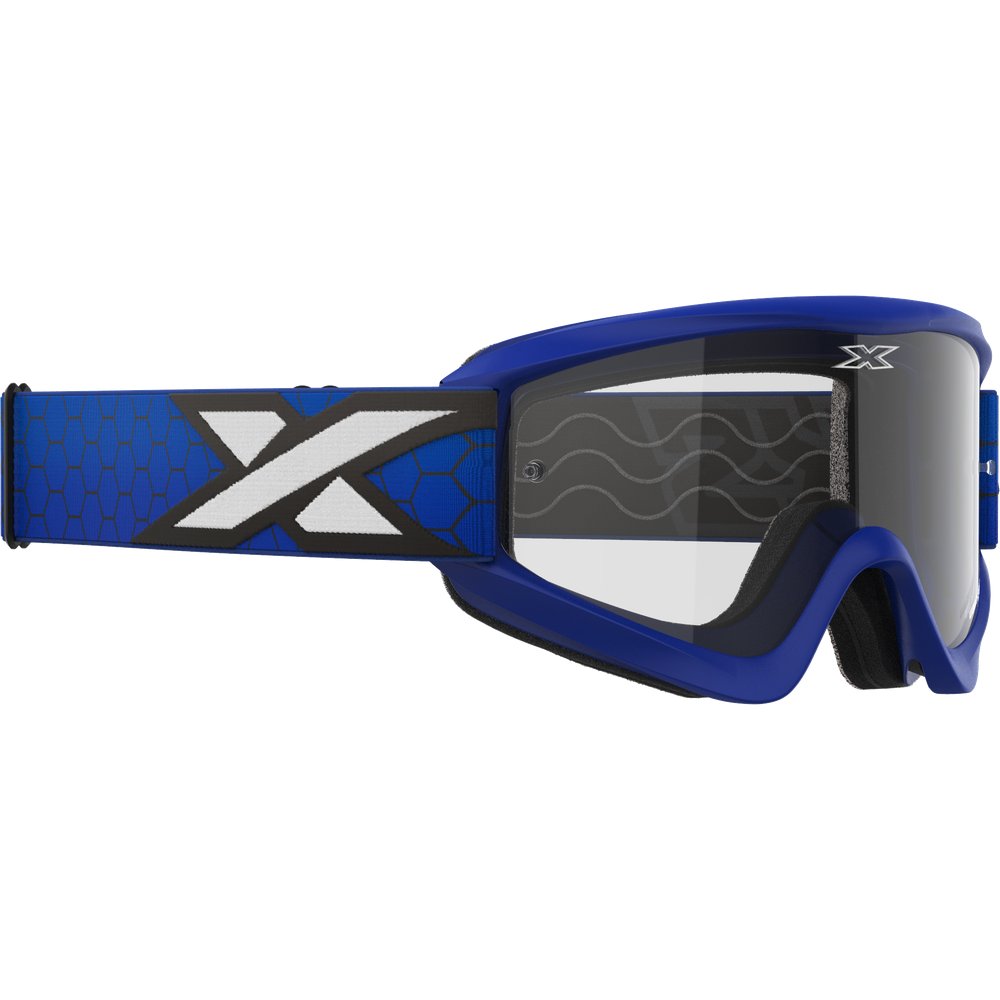 EKS Gox Flat Out Goggle Royal Blue Clear Lens