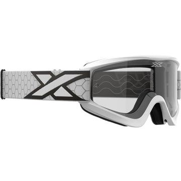 Flat Out Clear Goggle White/Black Clear
