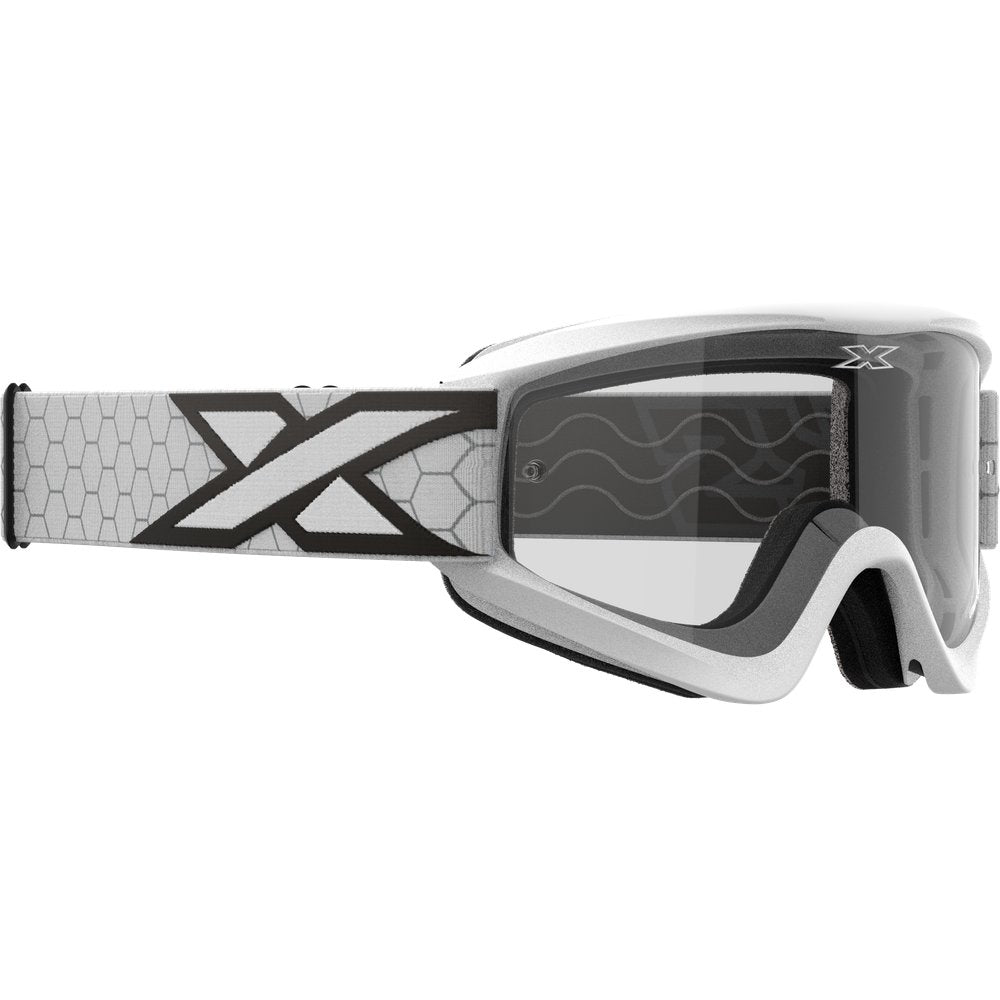 Flat Out Clear Goggle White/Black Clear