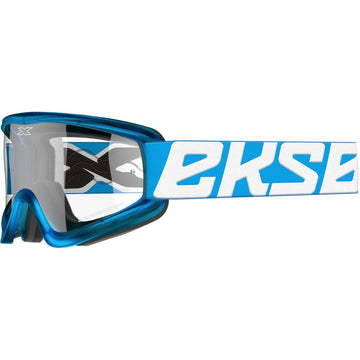 Flat Out Goggle Liquid Cyan W/Clear Lens