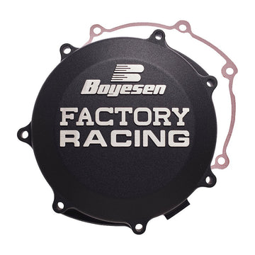 BOYESEN Clutch Cover - Black - Kawasaki CC-17CB