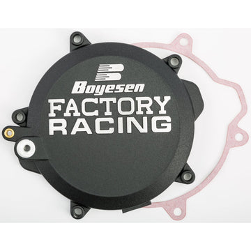 Factory Racing Clutch Cover Husky/Ktm Black