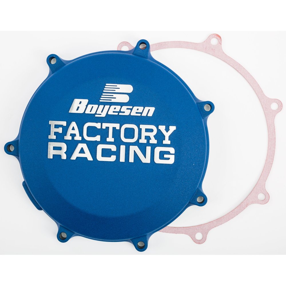 Factory Racing Clutch Cover Kaw Blue