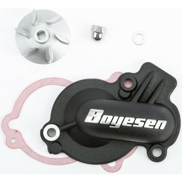 Waterpump Cover & Impeller Kit Black Ktm/Hus/Gas