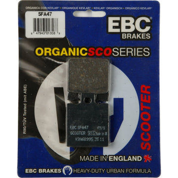 Brake Pads Sfa47 Organic