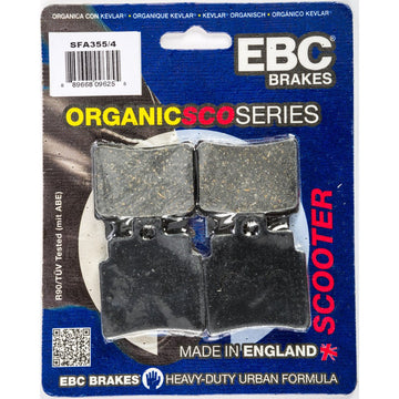 Brake Pads Sfa355/4 Organic