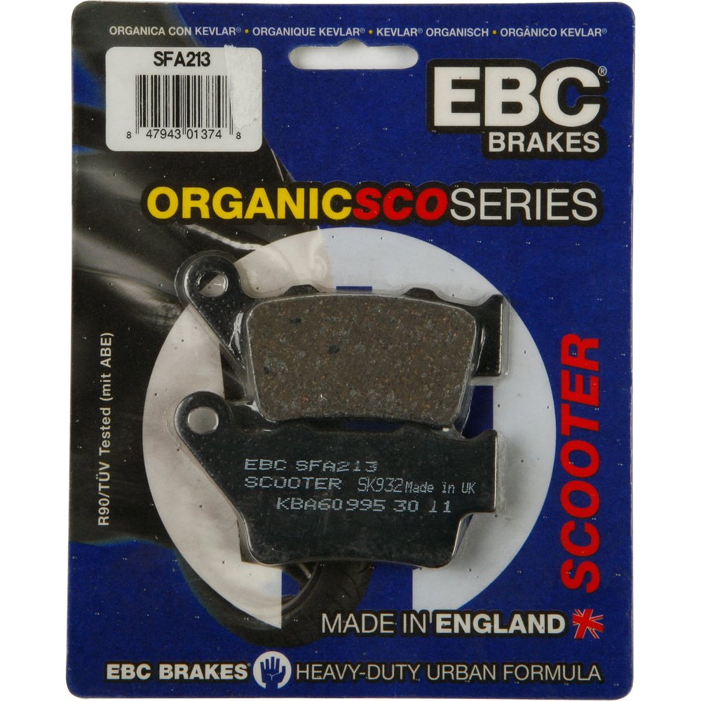 Brake Pads Sfa213 Organic