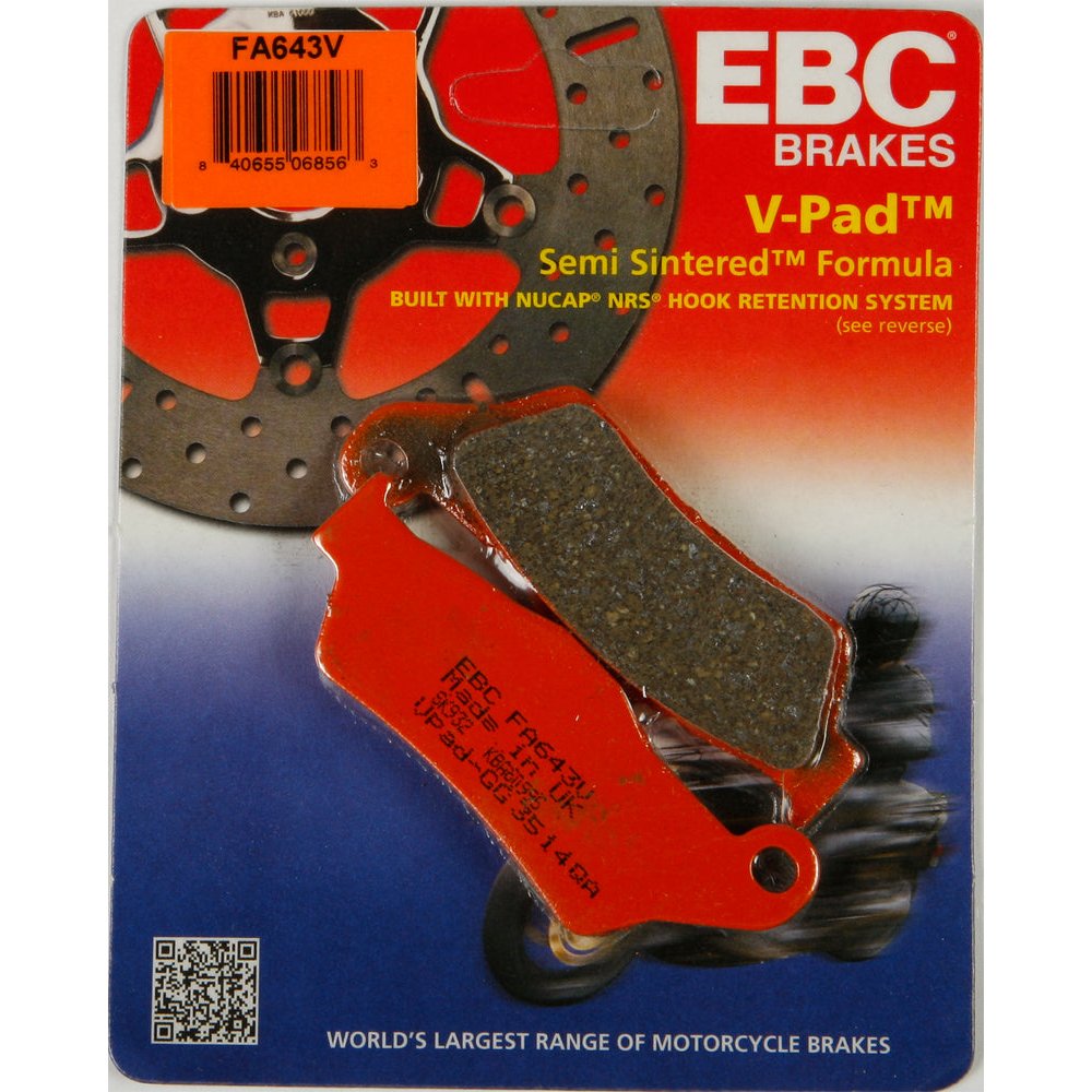 Brake Pads Fa643v Semi Sintered V Series