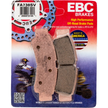 Brake Pads Fa738sv Severe Duty Sv Series