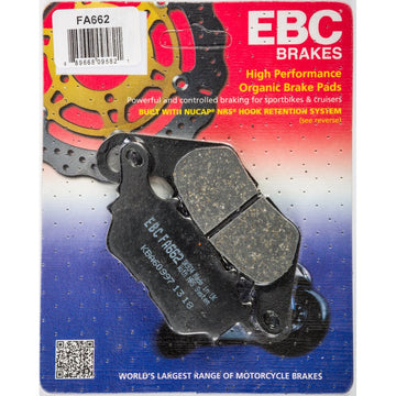 Brake Pads Fa662 Organic