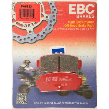 Brake Pads Fa651x Carbon X Series
