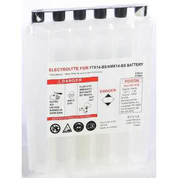 Electrolyte Pack Ytx14 Bs Ea/ Acid Pack Ytx14 Bs