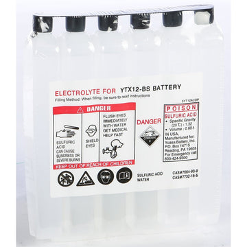 Electrolyte Pack Ytx12 Bs Ea/ Acid Pack Ytx12 Bs