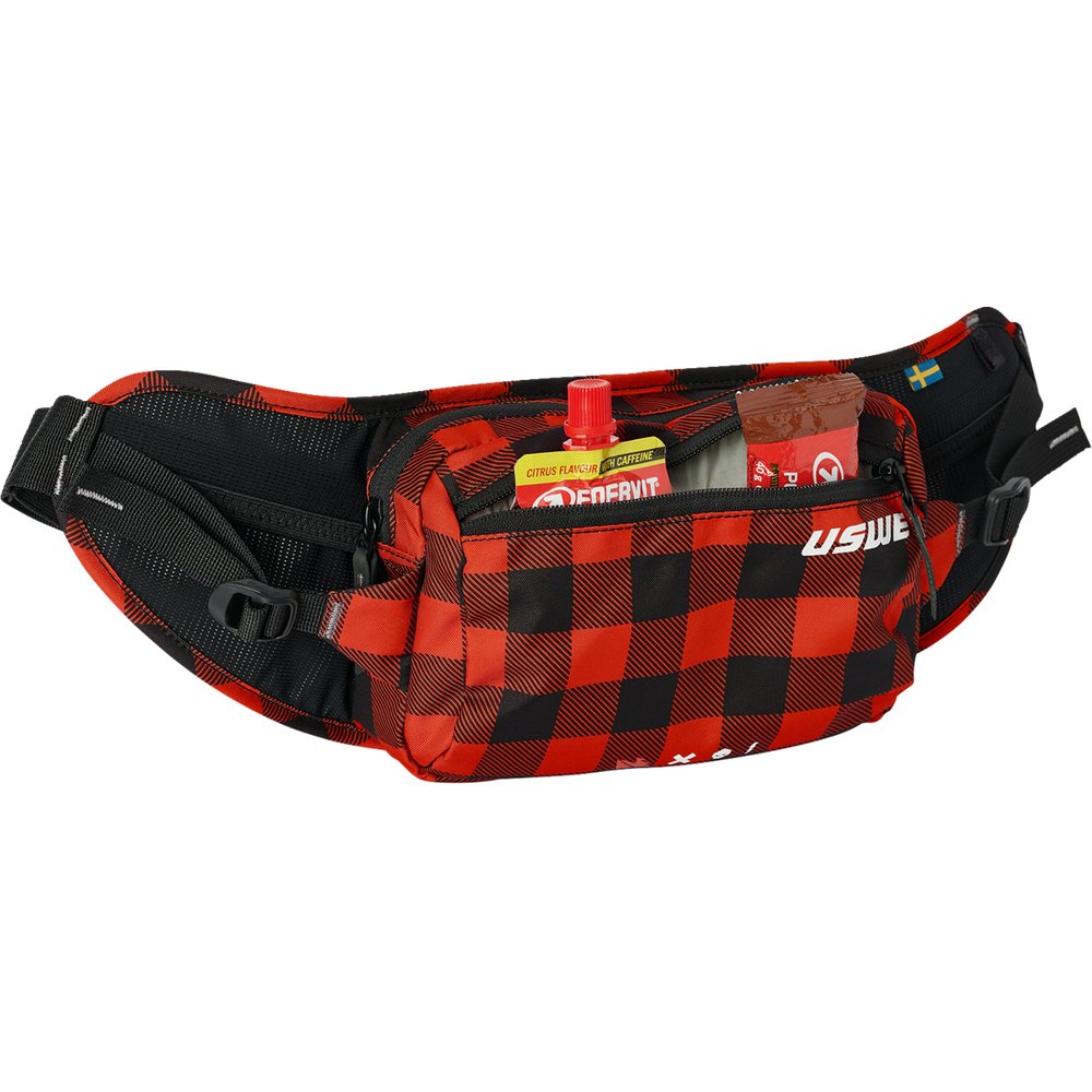 USWE Waist Hip Pack - 2L - Flannel Red 5202083048