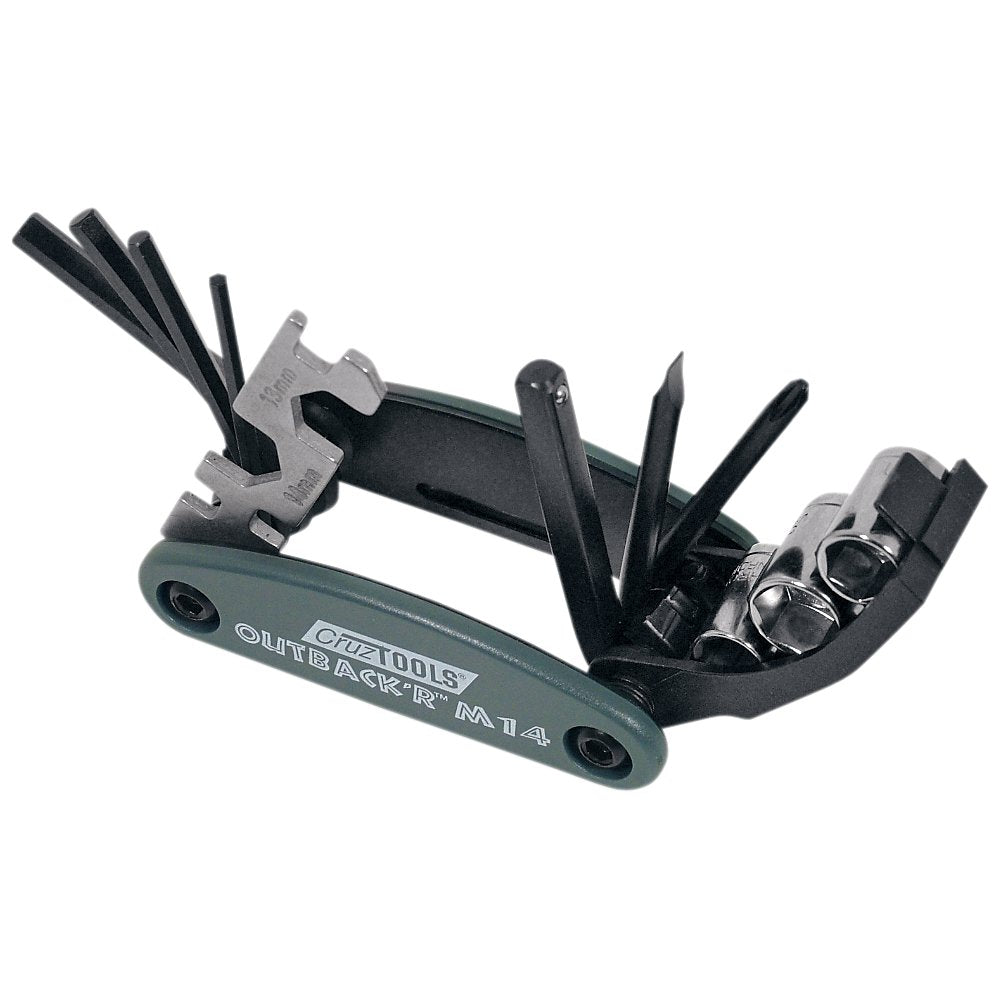 CRUZTOOLS Multi Tool - Folding - Combination Hex/Slotted/Phillips OM14