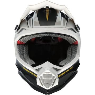 MOOSE OFFROAD MR3 Helmet - F.A.F. - White/Black/Gold - XL 0110-8931