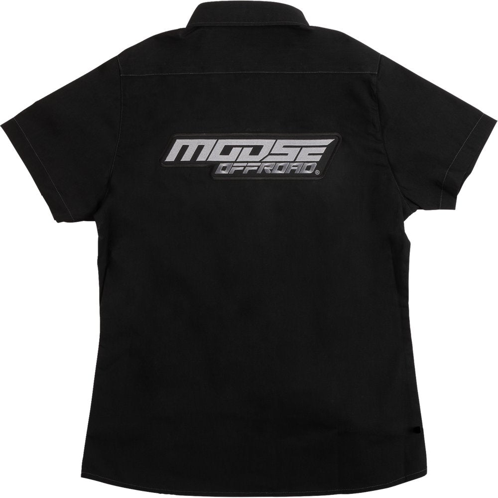 MOOSE OFFROAD Women's Moose Offroad Shop Shirt - Black - XL MRS01S7BCHXR