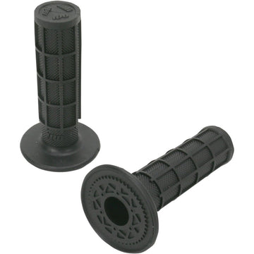 ODI Ruffian MX Full Waffle Single-Ply Grips - Black H02RFB
