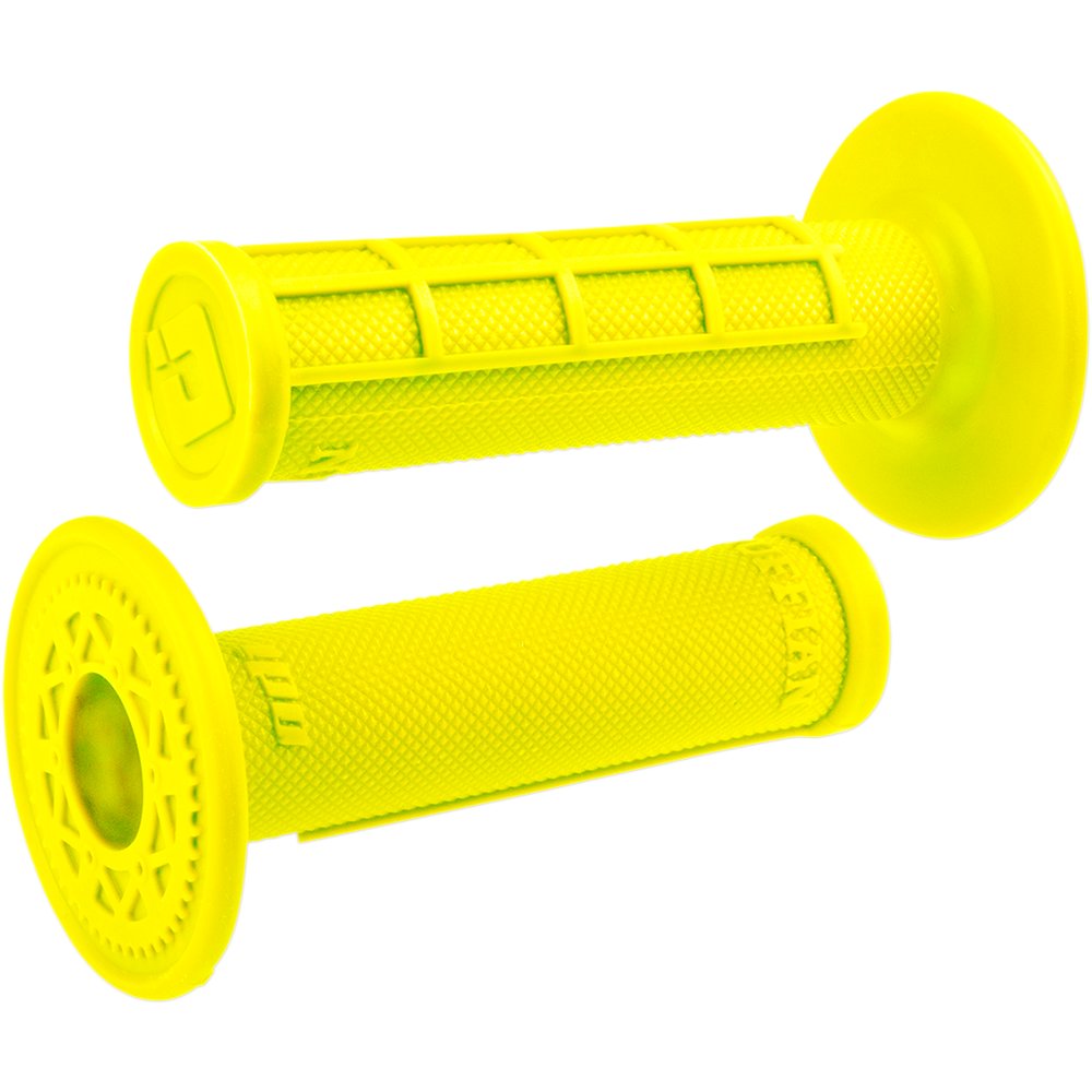 ODI Grips - Ruffian - Half Waffle - Fluorescent Yellow H01RFFY