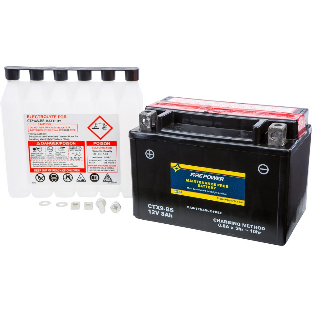 Firepower Battery Ctx9-Bs Maintenance Free