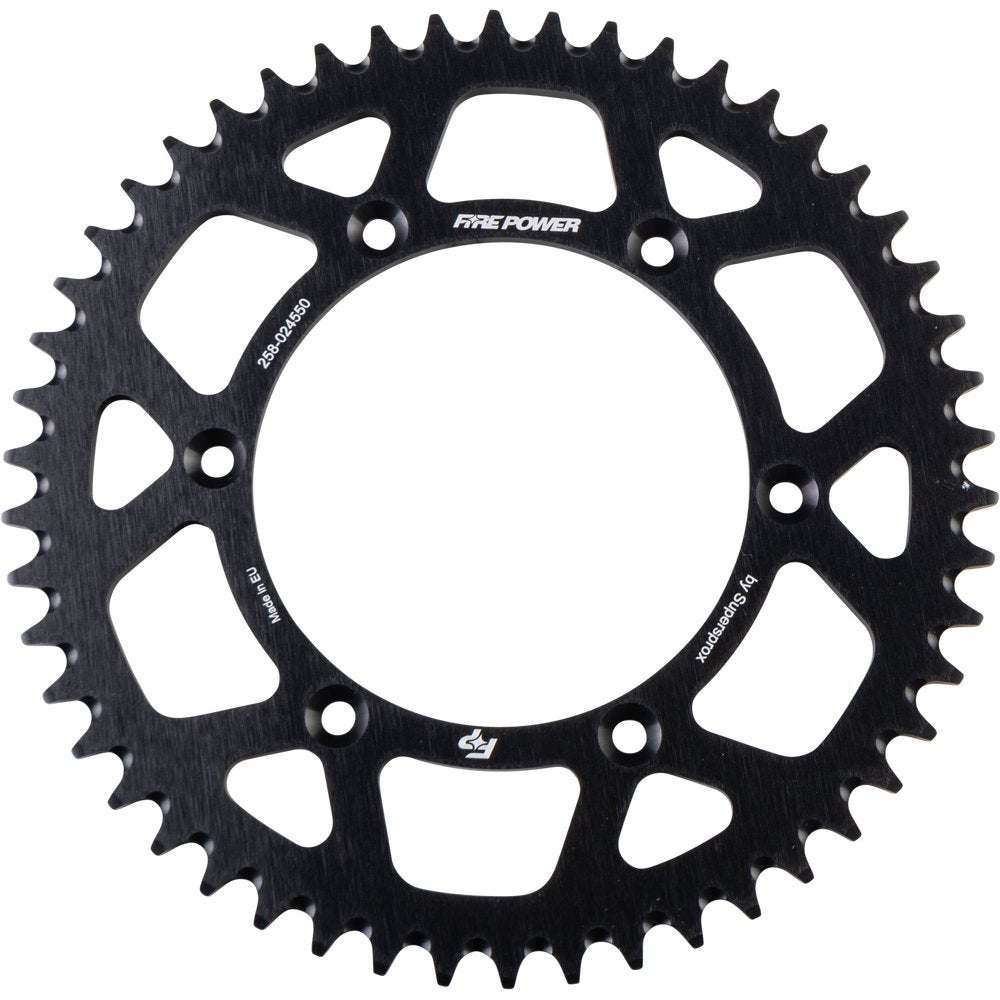 Fire Power Rear Sprocket Aluminum 258-024550 50T Black