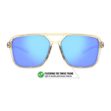 Tifosi Optics Salto Golden Ray Sky Blue Mirror Sunglasses