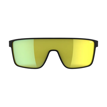 Tifosi Optics Sanctum Matte Black Smoke Yellow Mirror Sunglasses