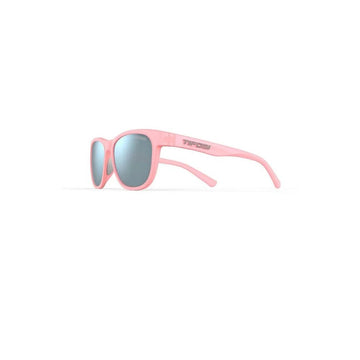 Tifosi Optics Swank Satin Crystal Blush Smoke Bright Blue Mirror Sunglasses