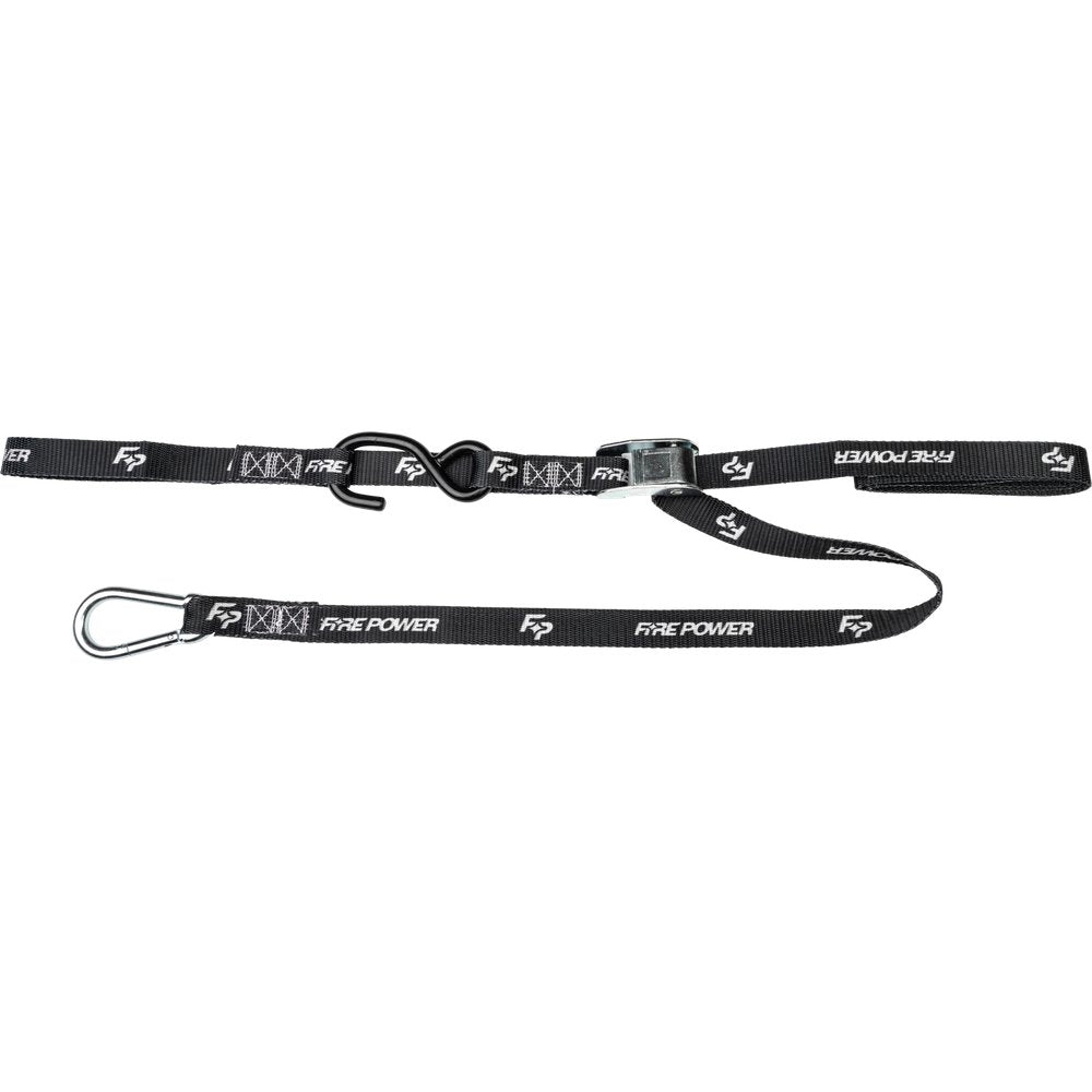 Fire Power 1" Tie-Down Soft-Tye Black 2 / Pk