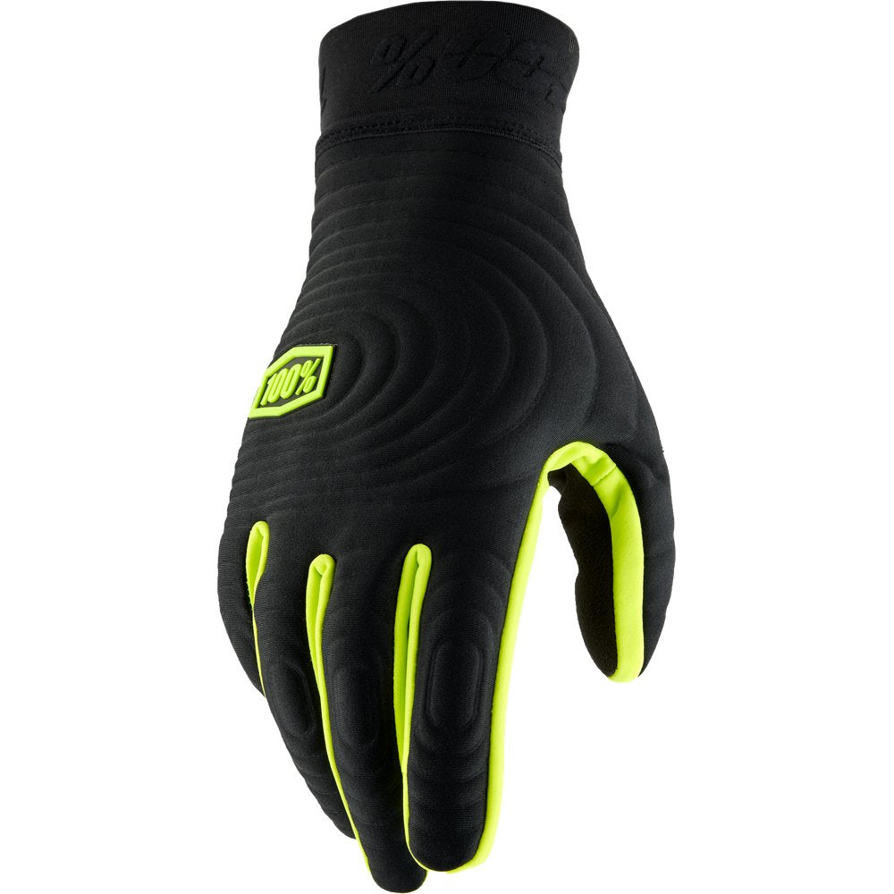 Brisker Xtreme Gloves Black/Fluo Ellow Lg