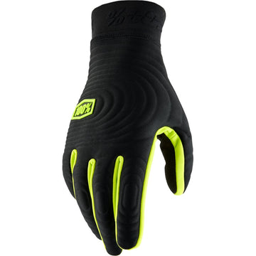Brisker Xtreme Gloves Black/Fluo Ellow Lg