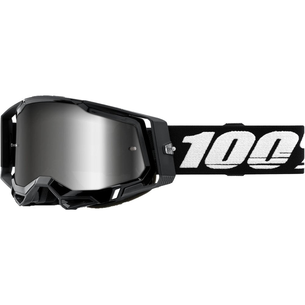 Racecraft 2 Goggle Black Mirror Silver Lens