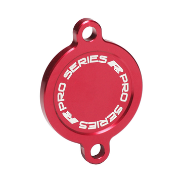 Oil Filter Cover Red Kaw