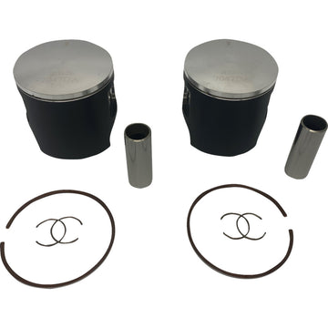 WOSSNER Piston Kit - 57.87 mm - Ski Doo | Lynx K7047DA-2