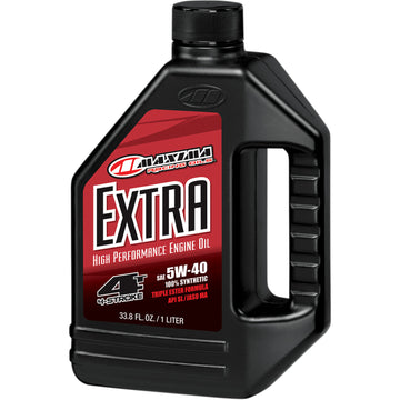 Maxima Racing Oil Extra Synthetic 4T Oil - 5W40 - 1L 30-17901