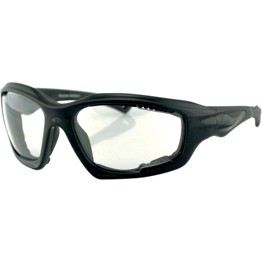 BOBSTER Desperado Sunglasses - Gloss Black - Clear Lens EDES001C