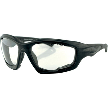 BOBSTER Desperado Sunglasses - Gloss Black - Clear Lens EDES001C