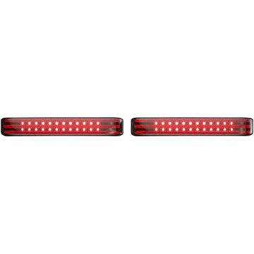 Custom Dynamics Saddlebag Lights - SS6 - Chrome/Smoke PB-SB-SS6-CS