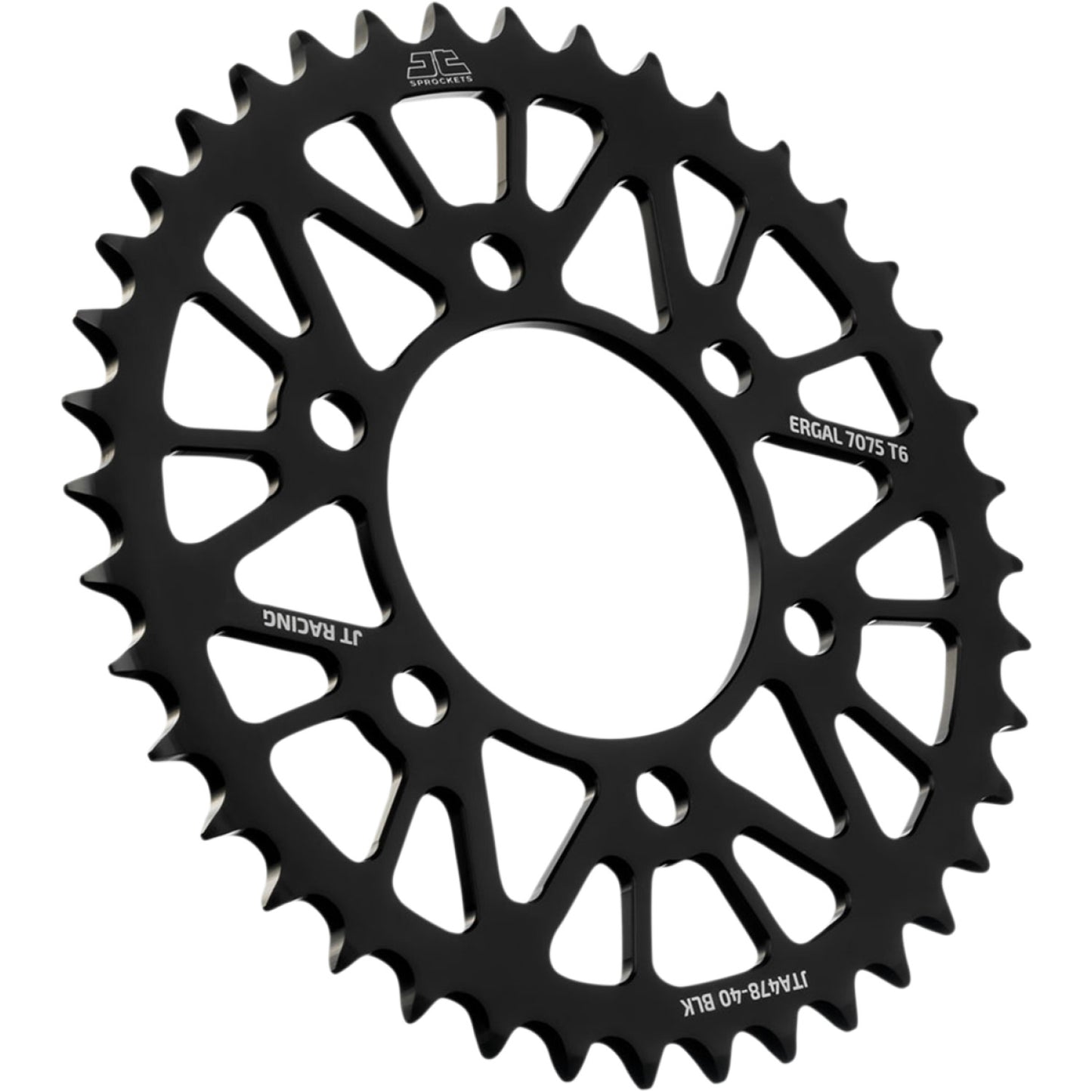 JT SPROCKETS Rear Sprocket - Kawasaki - Black - 40-Tooth JTA478.40BLK by JT Rear Sprockets Aluminum/Alloy