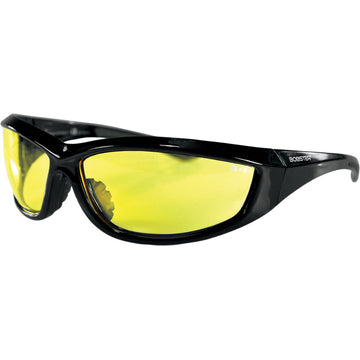 BOBSTER Charger Sunglasses - Gloss Black - Yellow Lens ECHA001Y