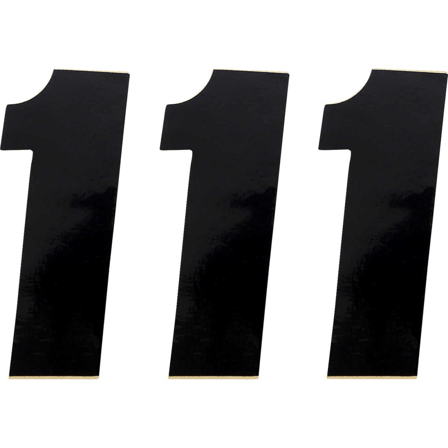 Moose Racing Race Number 1 - Black - 4.5" 80011