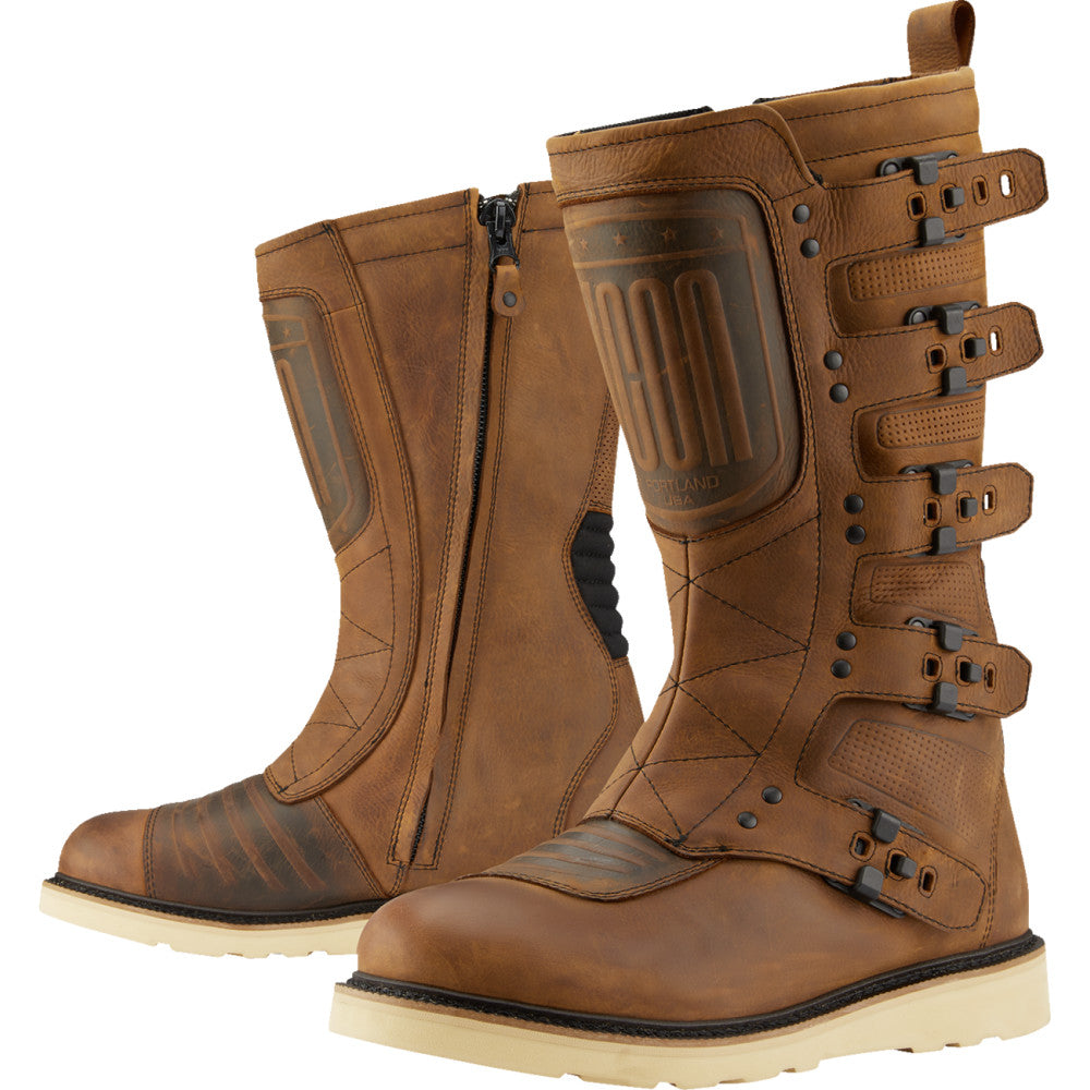 ICON Elsinore 2* CE Boots - Brown - Size 8 3403-1221