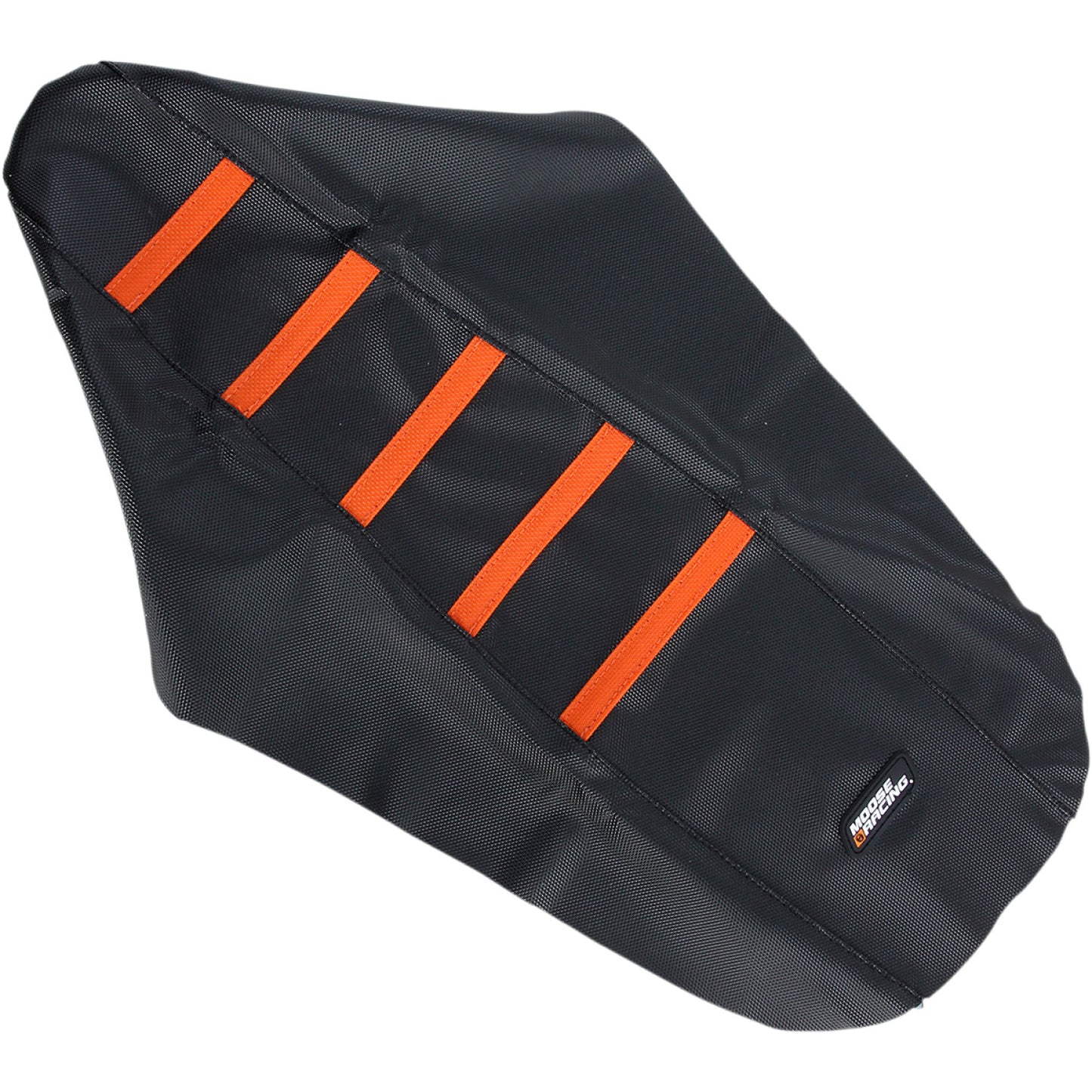 Moose Racing Ribbed Seat Cover - Black Cover/Orange Ribs - KTM KTM25003-336RT