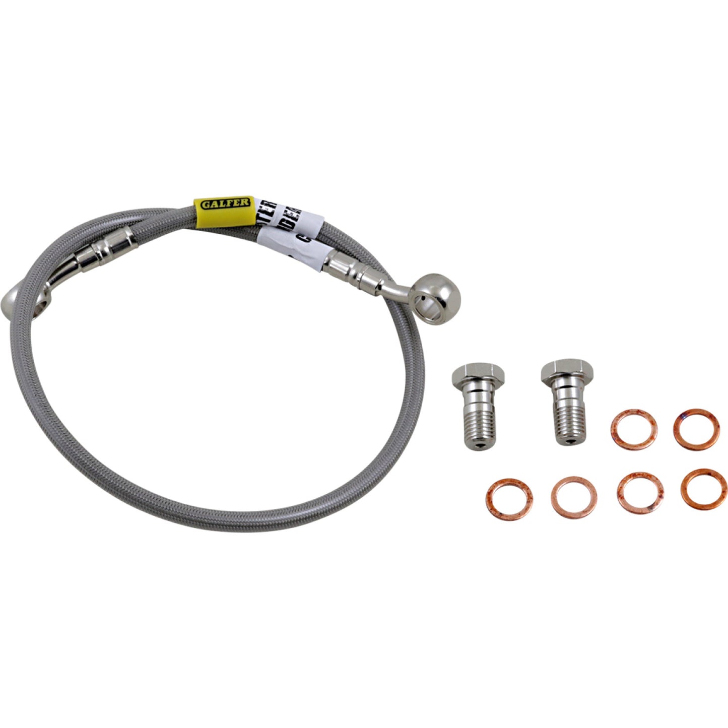 Galfer Brake Line - Stainless Steel FK003D252R | Brake Lines Hoses Stainless Steel