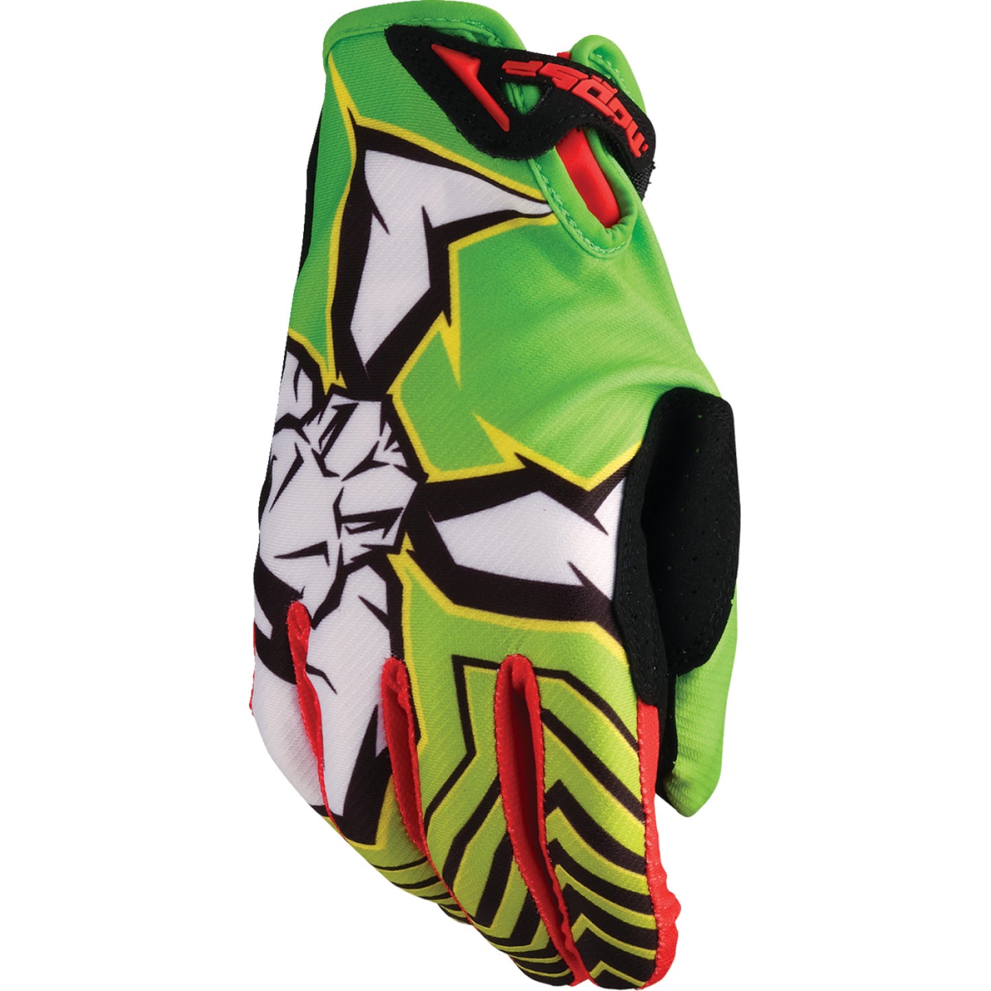 Moose Offroad Agroid* Pro Gloves - Green/Red - Medium 3330-8110 | Offroad Gloves Mens