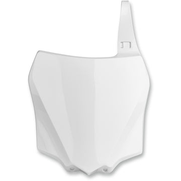 POLISPORT Number Plate - OEM White - KX 85/100 8662900002 by Polisport