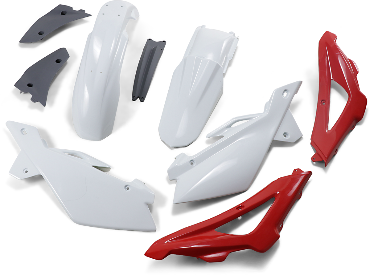UFO Body Kit - '06 OEM White/Red/Gray - Husqvarna - CR HUKIT603-999