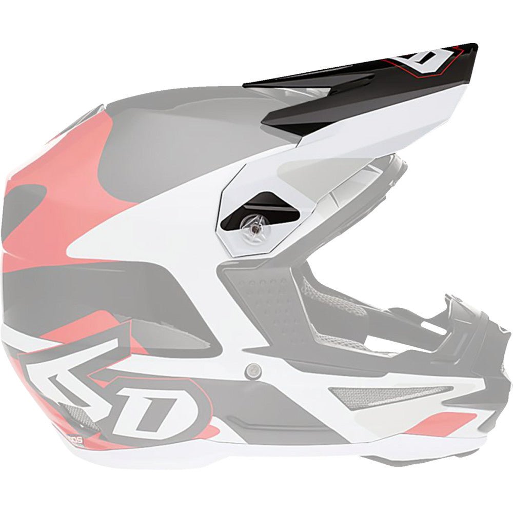 6D HELMETS ATR-1 Visor - Apex - Red 72-3730